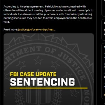 WhatsApp Image 2026-04-28 at 4.30.21 PM U.S Sentences Nigerian Man To Almost Two Years In Federal Prison In Connection With A Nursing Credentials Scam.