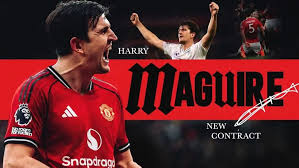 image Harry Maguire Signs New Manchester United Deal Until 2027