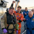 Commander Of 2026 Artemis II Lunar Flyby Mission Reid Wiseman, Post Video Of U.S. Navy Sailors And Recovering The Crew Following Their Splashdown In The Pacific Ocean.