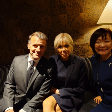 Photo News: Japanese Former First Lady Akie Abe Reminiscences On Old Time As French First Lady Macron’s State Visit, Says “We Talked About Nostalgic Memories And Such.”