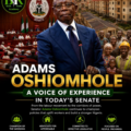 Adams Oshiomhole: A Voice of Experience in Today’s Senate