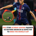 Achraf Hakimi suffers hamstring tear during Champions League semi-final first leg vs Bayern