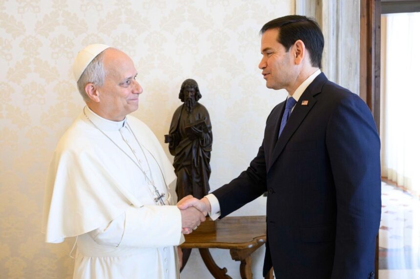 WhatsApp Image 2026-05-07 at 1.21.13 PM (1) Photo News: Pope Leo Receives US Secretary Of State Marco Rubio, In The Vatican On Thursday Morning