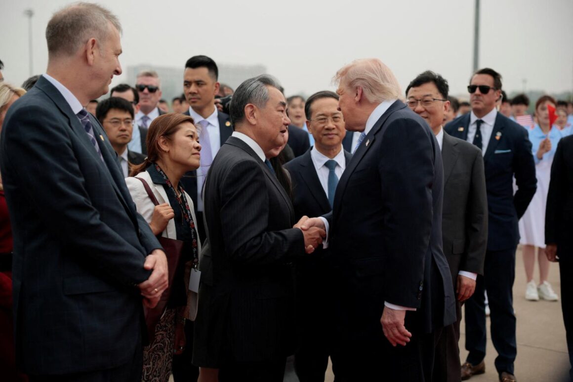 Photo News: U.S Trump Wraps Up His China Visit, Bids Farewell After A Series Of Crucial Meetings With President Xi Jinping On The Iran War, Trade Tensions, Technology, And Taiwan.