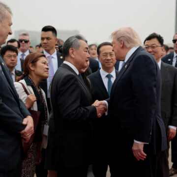 Photo News: U.S Trump Wraps Up His China Visit, Bids Farewell After A Series Of Crucial Meetings With President Xi Jinping On The Iran War, Trade Tensions, Technology, And Taiwan.