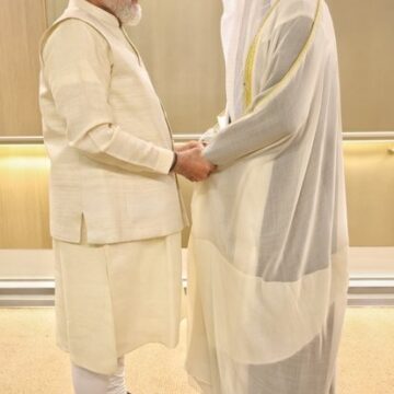 Indian Prime Minister Narendra Modi Arrives UAE For A Bilateral Trade And Strengthen Ties Between Both Nations.