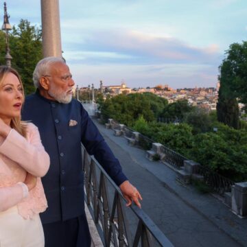 Photo News: Prime Minister Modi Arrives Italy, Meets With Meloni To Strengthen India-Italy