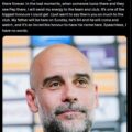 “…When Someone Looks There And They See Pep There, I Will Send My Energy To The Team And Club”— Guardiola On Man City Naming Ethiad Stadium  North Stand After Him
