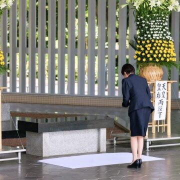 Photo News: Japanese Prime Minister Takaichi Sanea Attends And Offers Flowers The Memorial Service At The Chidorigafuchi National Cemetery For War Dead In Chiyoda Ward, Tokyo.