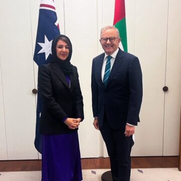 WhatsApp Image 2026-05-26 at 11.30.42 AM Australia And UAE Discusses Ongoing Work On Security, P.M Anthony Albanese Meets With Reem Al Hashimy