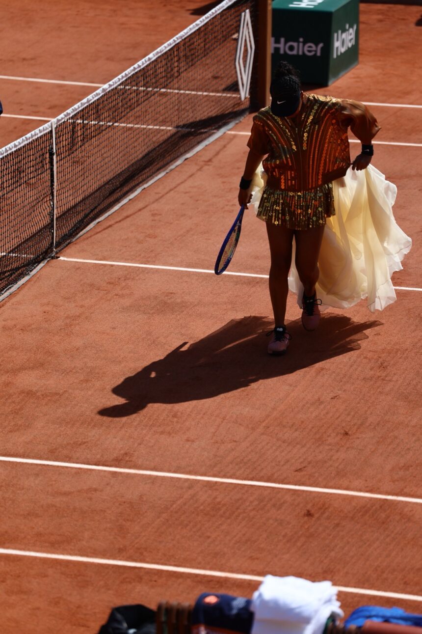 French Open: Naomi Osaka Starts The Day On Court Simonne-Mathieu! ✨