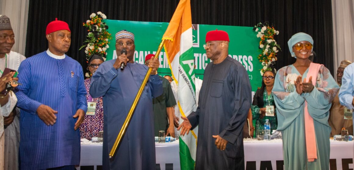 Election 2027: Former Nigerian V.P Atiku To Fly ADC Presidential Flag, Accuses APC Of Causing Leadership In Other Political Parties, States Manifesto.