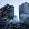 Russia Hammers Ukraine For A 3rd Straight Day, Flattening A Kyiv Apartment Block And Killing 9
