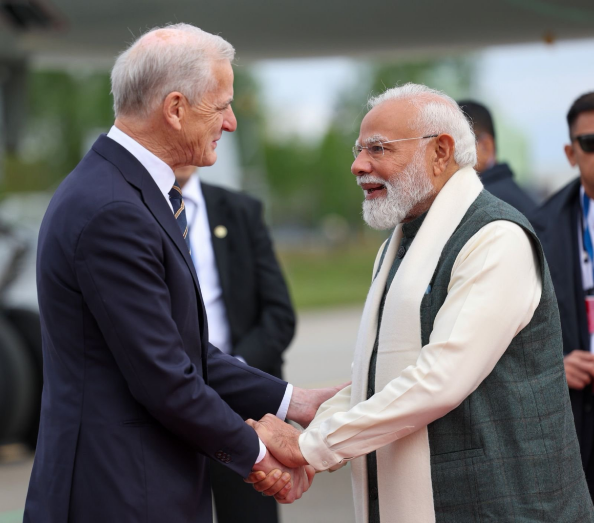 image Photo News: Indian Narendra Modi Arrives Norway For Prime Ministerial Visit