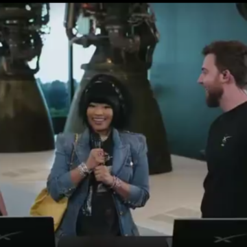 image Nicki Minaj Visits Spacex Starbase For The Starship V3 Launch, Makes “Major Shoutout To Elon! Elon Thank You For Everything You Are Doing For Humanity.”
