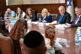 image P.M Netanyahu And His Wife Meets Wife Children Who Have Experienced Social Ostracism In Jerusalem, Gives Encouragement.