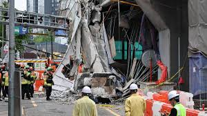 image 3 Dead In South Korea After Collapse At Overpass Demolition Site