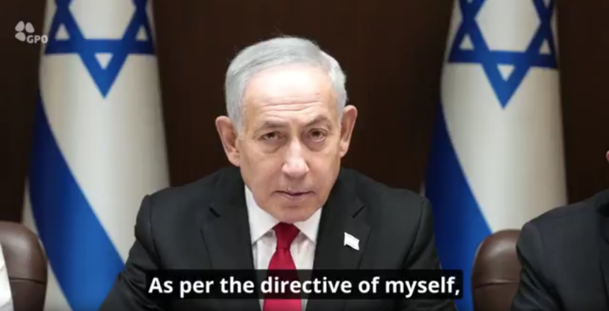 Israel To Deepen Operation In Lebanon, P.M Netanyahu Says “IDF Is Operating With Large Forces On The Ground And Seizing Dominant Terrain”
