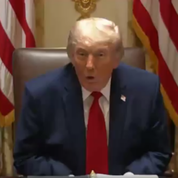 image “They’re Starting To Give Us The Things That They Have To Give Us — And If They Do, That’s Great, And If They Won’t, Then The Man On My Left Is Going To Finish Them Off”—Trump Threatens Iran