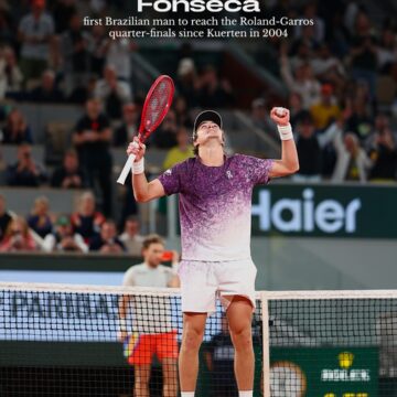 Sport Photo: Joao Fonseca, 19-Year-Old Brazilian To Reach The Final Eight Of The French Open Since Gustavo Kuerten