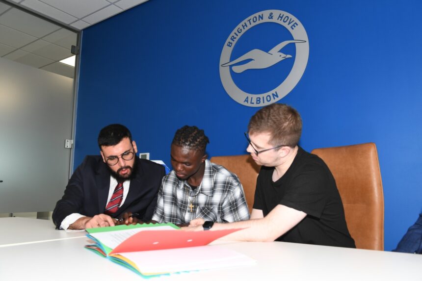 Sport Photo News: “Zadok’s First Day As A Seagull. “–Brighton & Hove Albion