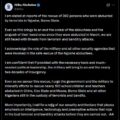 Former Nigerian V.P Abubakar Calls For A Rejig Of Security Architecture That Places Emphasis On Technology After The Release Of 360 Persons Abducted By Terrorists In Ngoshe, Borno State