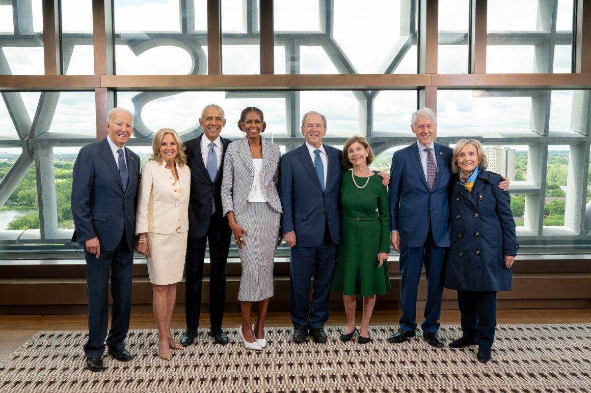 “To George And Laura, Bill And Hillary — We’re Grateful For Your Friendship, Counsel, And Devotion To This Country. And To Joe And Jill, Thank You For Being On This Journey With Us.”—Former US President After Opening Of The Obama Presidential Center.