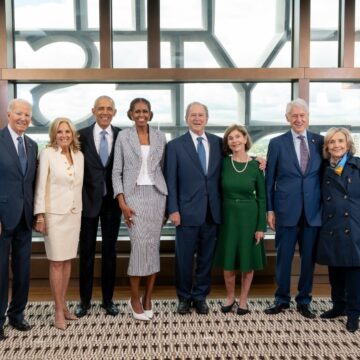 WhatsApp Image 2026-06-19 at 7.28.26 AM “To George And Laura, Bill And Hillary — We’re Grateful For Your Friendship, Counsel, And Devotion To This Country. And To Joe And Jill, Thank You For Being On This Journey With Us.”—Former US President After Opening Of The Obama Presidential Center.