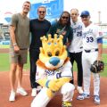 England Stars Enjoy Royals Game After World Cup Win, Coach Thomas Tuchel Throws Out The First Pitch