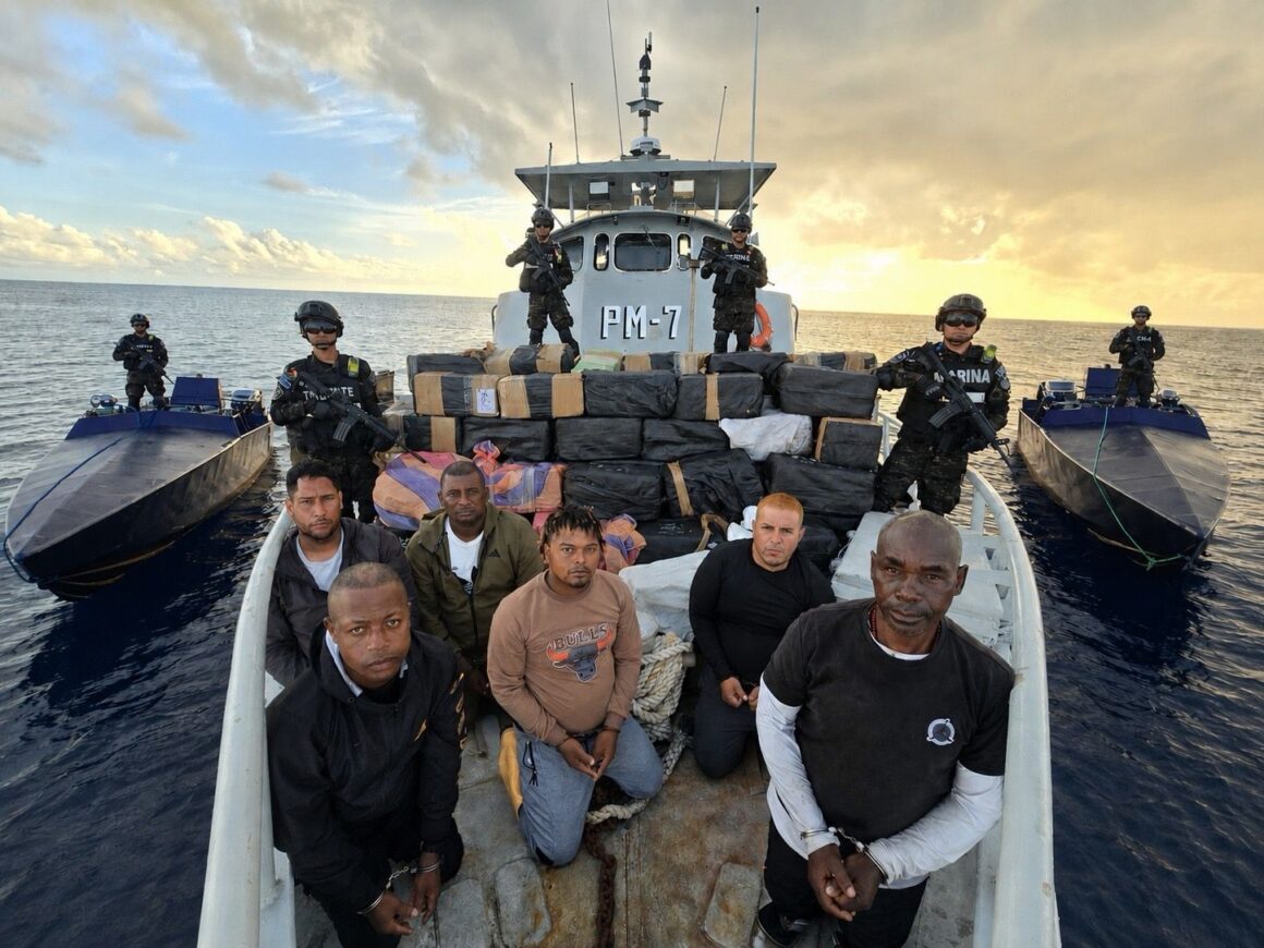 El Salvador Nabs Two Colombians And One Ecuadorian Aboard LPV-Type Vessel, Transporting Illegal Substance, Seize In Total 6.68 Tons Of Cocaine, President Bukele Vows To Wage War Against Drug Trafficking