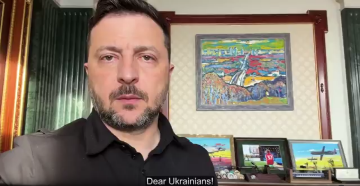 Zelenskyy Says “The Russian Side Once Again Chooses War,” After Putin Reject His Appeal To Meet Face To Face And End The War