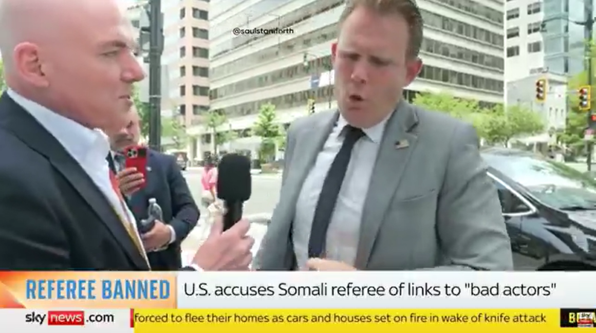 U.S World Cup Task Force On Why Somali Referee Omar Artan Was Denied Entry, Says People Communicating With Bad Actors Planning Harm Against The Country Won’t Be Admitted