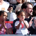 Serena Williams Husband Alexis Ohanian After Winning Her 1st Match Back In 4 Years With Vicky Mboko To Upset Third Seeds Erin Routliffe And Nicole Melichar-Martinez At Queen’s.