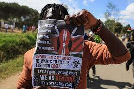 image Hundreds Of Youths Protest Outside Kenya’s Ebola Quarantine Center For US Citizens