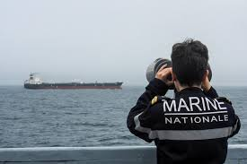 image Macron Says French Navy, Backed By The UK, Intercepted A Sanctioned Tanker From Russia