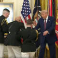 Trump Supports Retired Us Marine James Capers Jr., 88, And Awards Him And Two Other Veterans For Vietnam And Afghanistan Heroism