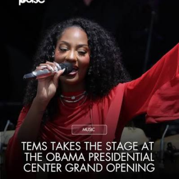 image Nigerian Artist And Grammy Award-Winner Tems Performs At The Grand Opening Ceremony Of The Obama Presidential Center In Chicago
