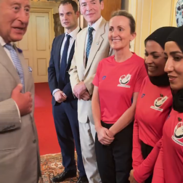 King Charles III Welcomes Afghan National Women’s Cricket Team To Clarence House.  