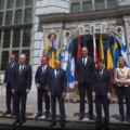EU President Ursula Von Der Leyen At The Joint Declaration From The Leaders Of The Eastern Flank Estonia, Finland, Latvia, Lithuania, Poland, Romania And Sweden