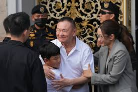 image Former Thai Prime Minister Thaksin Shinawatra Freed Early From Parole After Receiving Royal Pardon