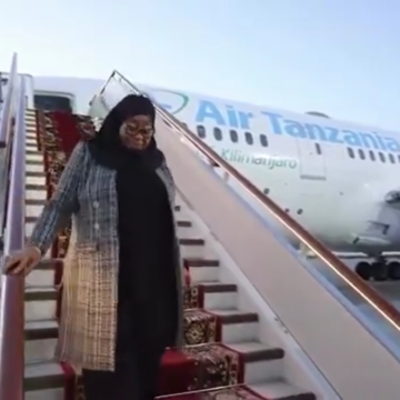 image Tanzanian President Dr. Samia Suluhu Hassan Arrives Moscow For A State Visit , To Meet With President Vladimir Putin And Participate In The St. Petersburg International Economic Forum (SPIEF).