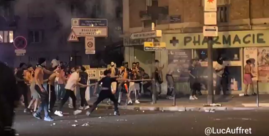 Celebrations Following PSG Recent Champions League Victory Deteriorated Into Violent Clashes In Paris