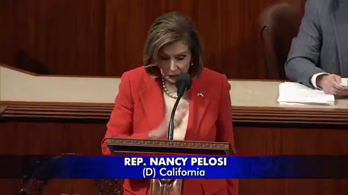 U.S Rep Nancy Pelosi Urge The Congress ‘To Stand Up To Vladimir Putin,’ Says ‘Support For Ukraine Is ‘About Standing Up To Authotorianism’